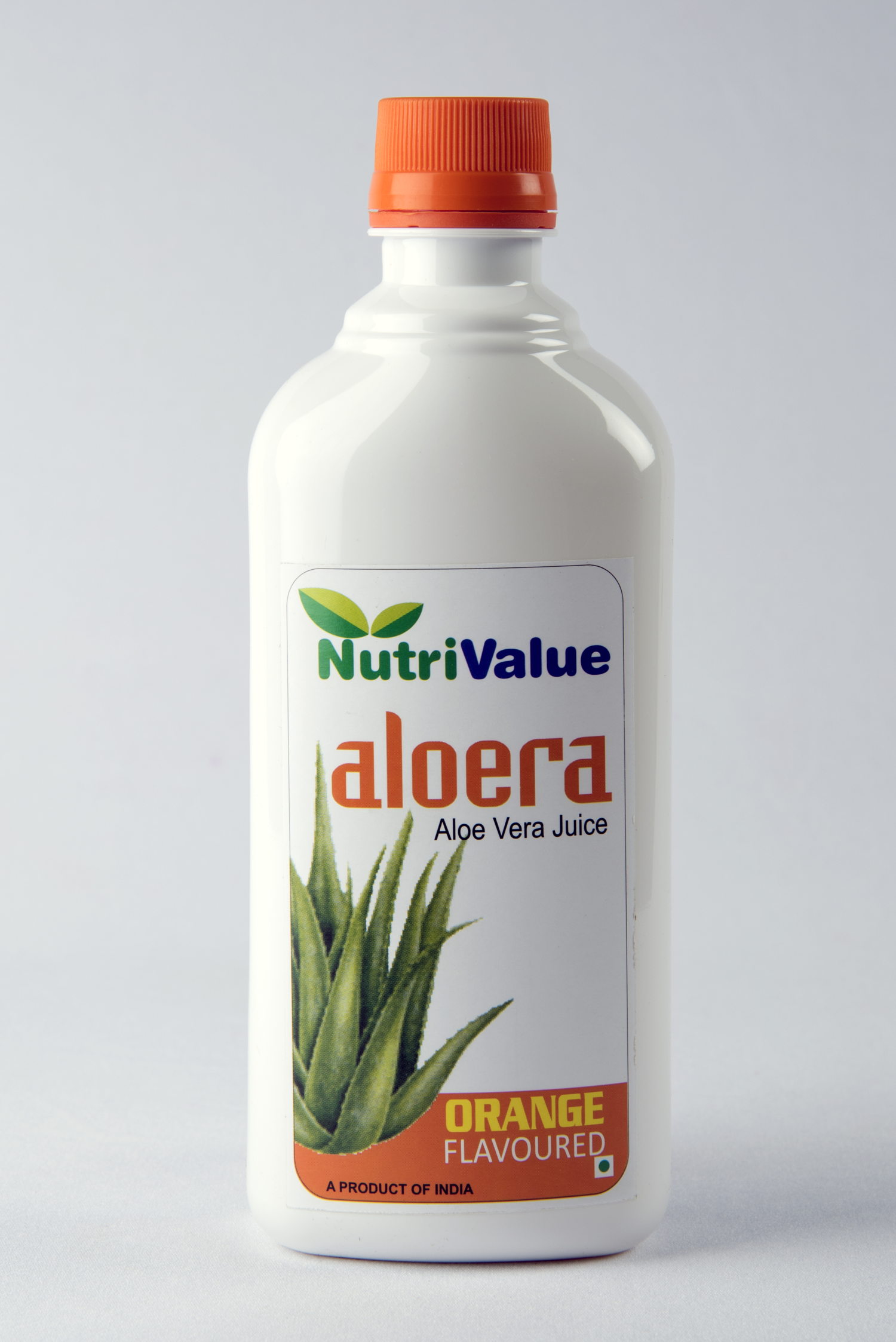 Nutrivalue Aloera - Aloevera Juice with Orange Flavour, 500ml
