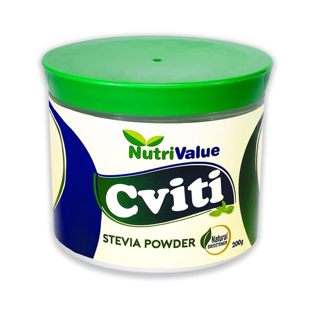 Cviti Nutrivalue Stevia Zero Calorie Natural Sugar Substitute , 200gm Nutrivalue